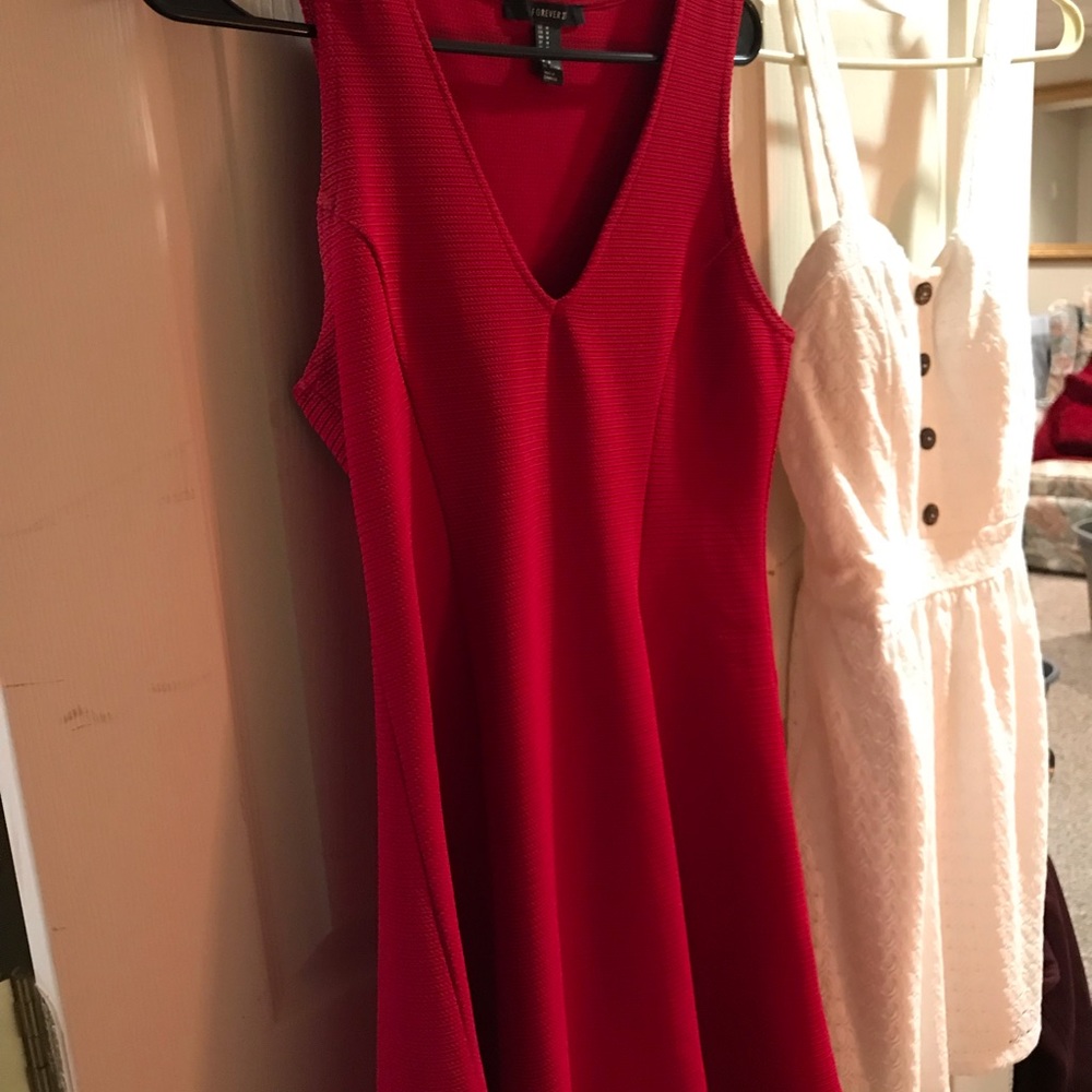 Red dress